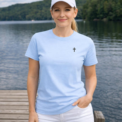 Manly Chopping Wood w/ the Kids T-shirt