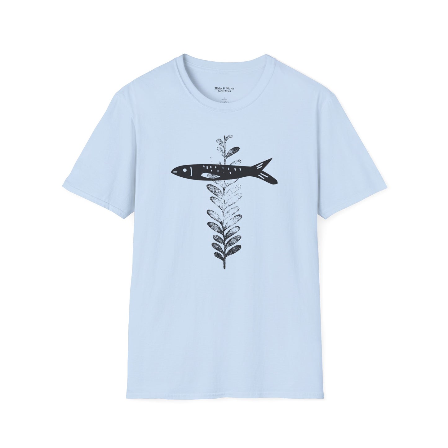 Fish and Plant Cross T-Shirt