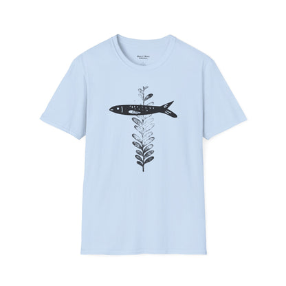 Fish and Plant Cross T-Shirt