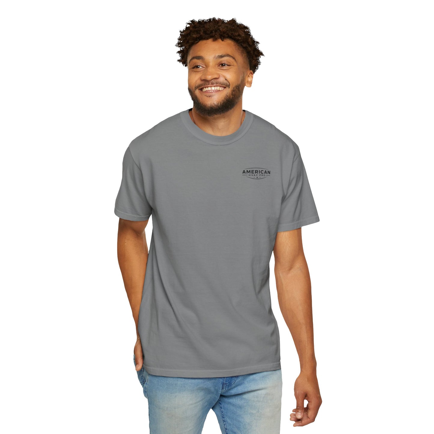American HVAC Pro Old Timer Heavyweight T-Shirt