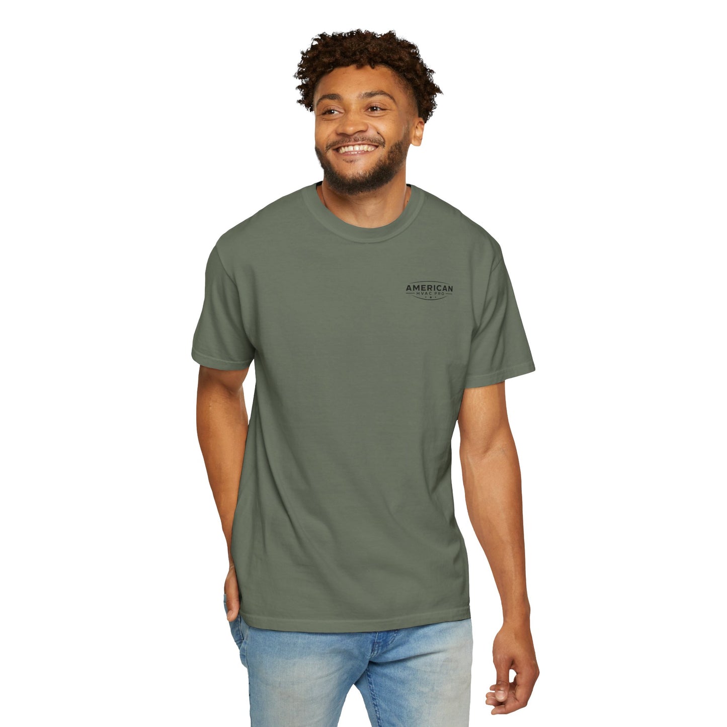 "American HVAC Pro" Funny Attic Vintage T-Shirt