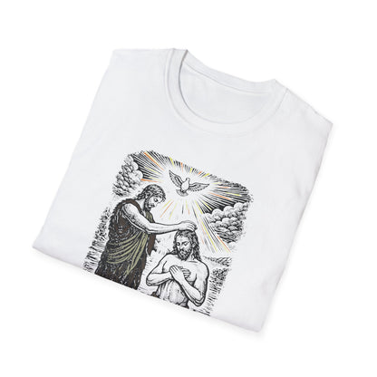On the Jordan Pastel Linocut T-Shirt