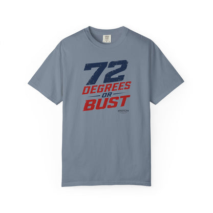 "72 Degrees or Bust" HVAC Pro Heavyweight T-Shirt