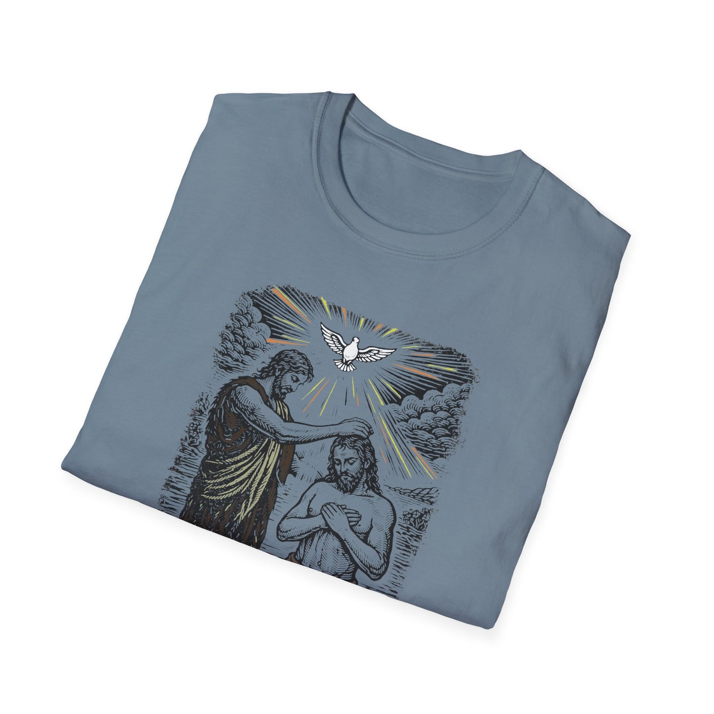 On the Jordan Pastel Linocut T-Shirt