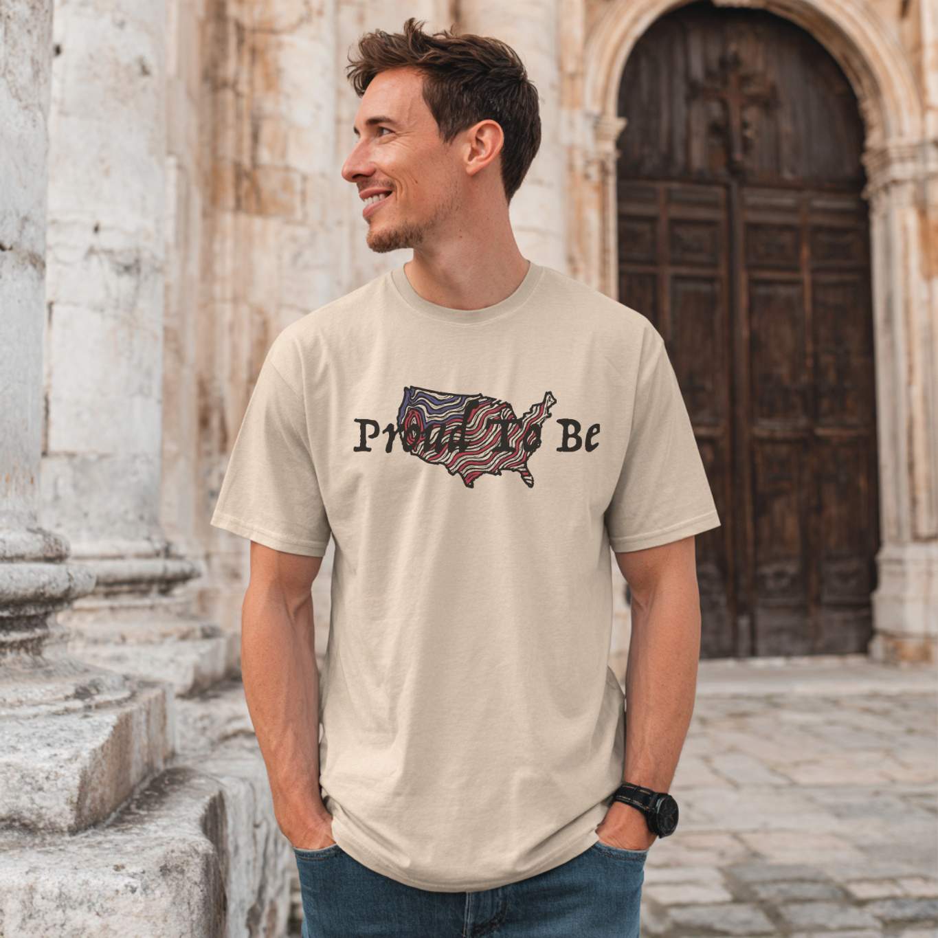 "Proud To Be" USA - T-Shirt