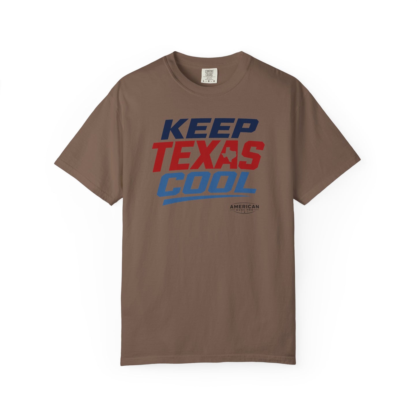 "Keep Texas Cool" HVAC Pro Heavyweight T-Shirt