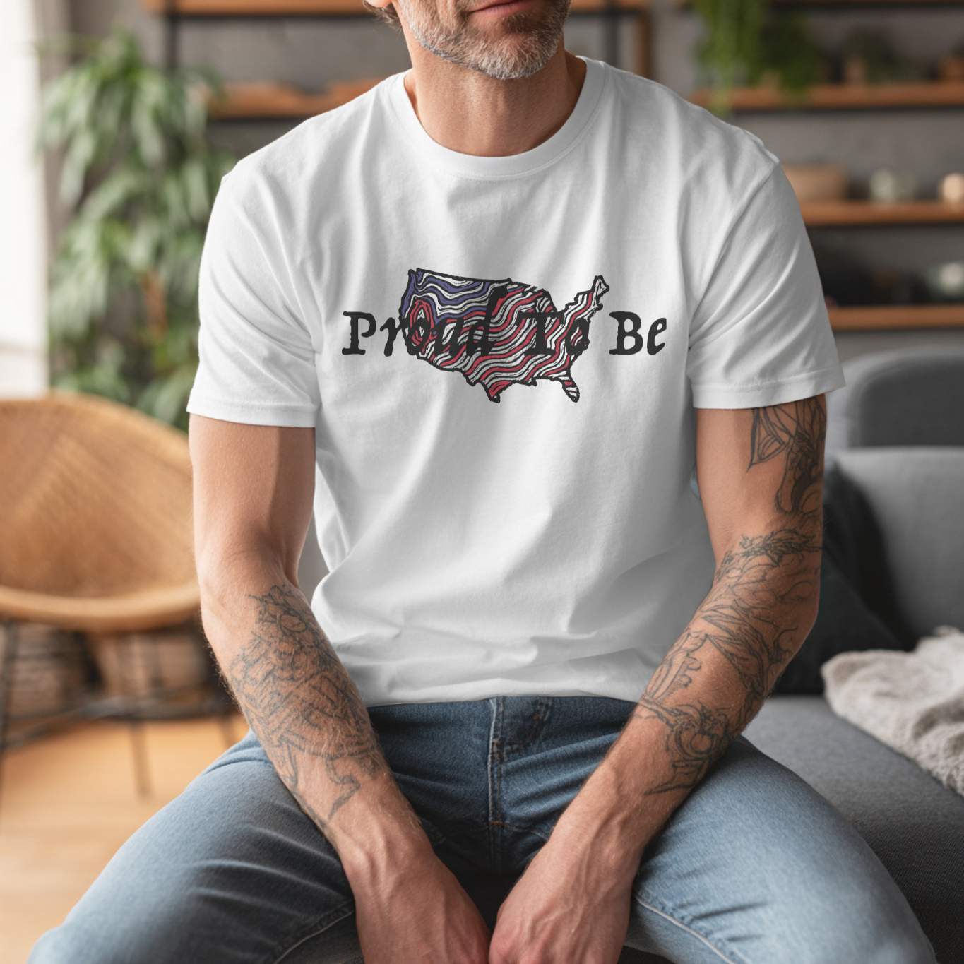 "Proud To Be" USA - T-Shirt