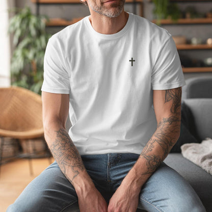 Manly Chopping Wood w/ the Kids T-shirt