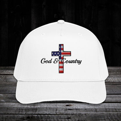 Flag "God & Country" Embroidered Hat, Otto 31-069