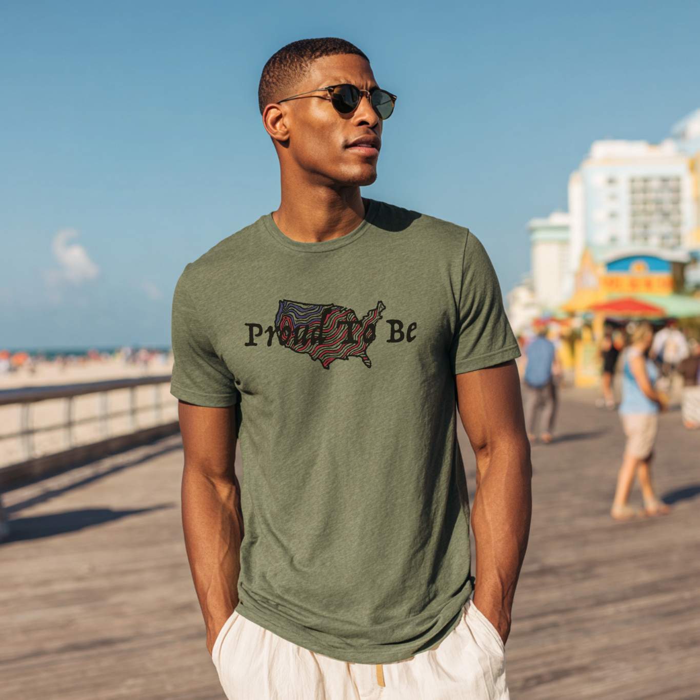"Proud To Be" USA - T-Shirt