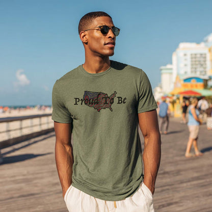"Proud To Be" USA - T-Shirt