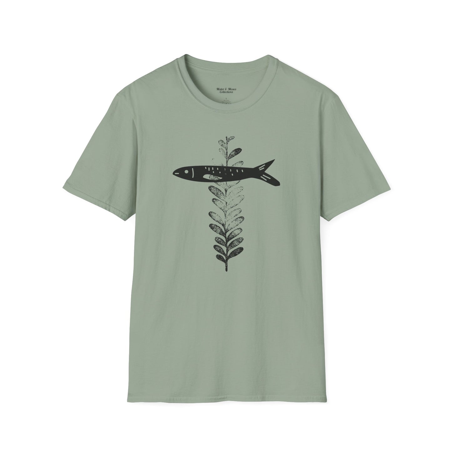 Fish and Plant Cross T-Shirt