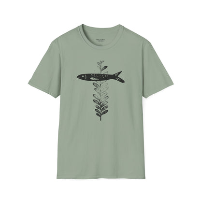 Fish and Plant Cross T-Shirt