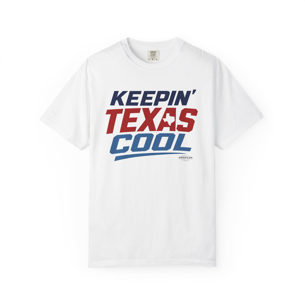 "Keepin' Texas Cool" HVAC Pro Heavyweight T-Shirt