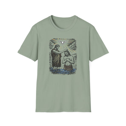 On the Jordan Pastel Linocut T-Shirt