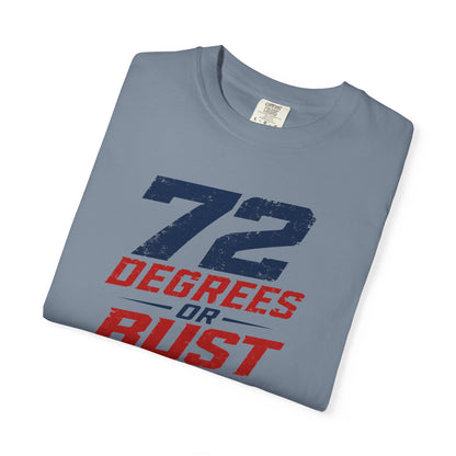 "72 Degrees or Bust" HVAC Pro Heavyweight T-Shirt
