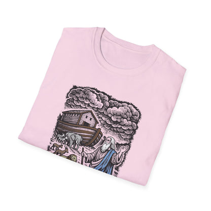 Noah's Ark Pastel Linocut T-Shirt