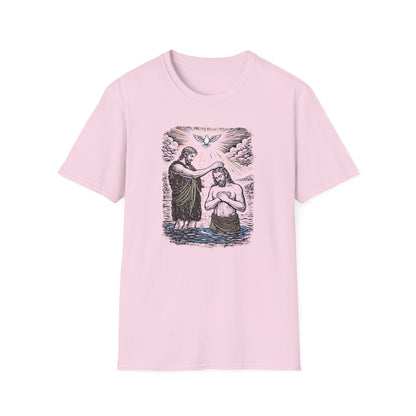 On the Jordan Pastel Linocut T-Shirt