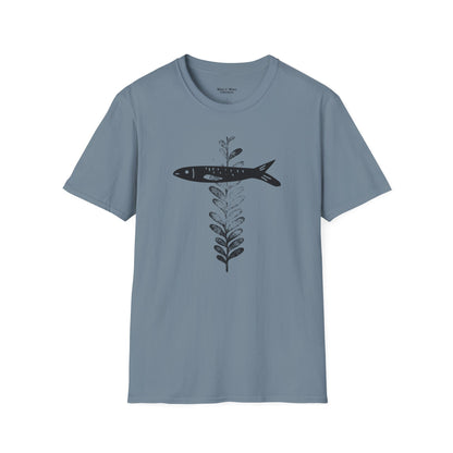 Fish and Plant Cross T-Shirt