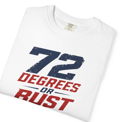 "72 Degrees or Bust" HVAC Pro Heavyweight T-Shirt