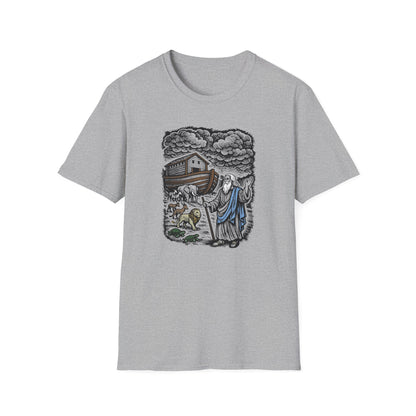 Noah's Ark Pastel Linocut T-Shirt