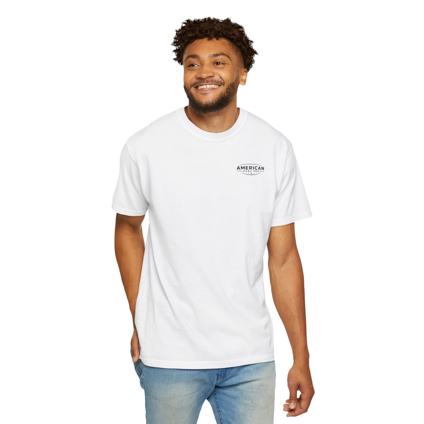 HVAC Eagle Farmer Heavyweight T-Shirt