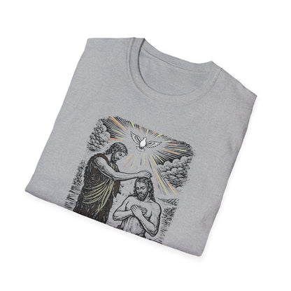 On the Jordan Pastel Linocut T-Shirt