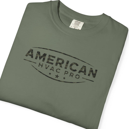 Camo American HVAC Pro Logo Heavyweight T-Shirt