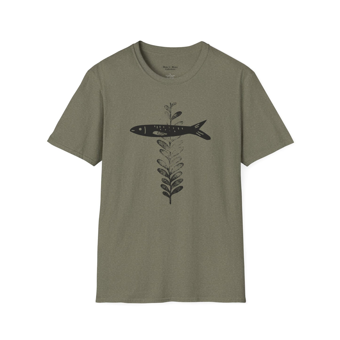 Fish and Plant Cross T-Shirt