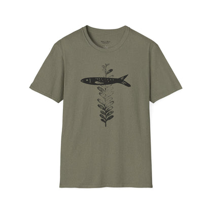 Fish and Plant Cross T-Shirt