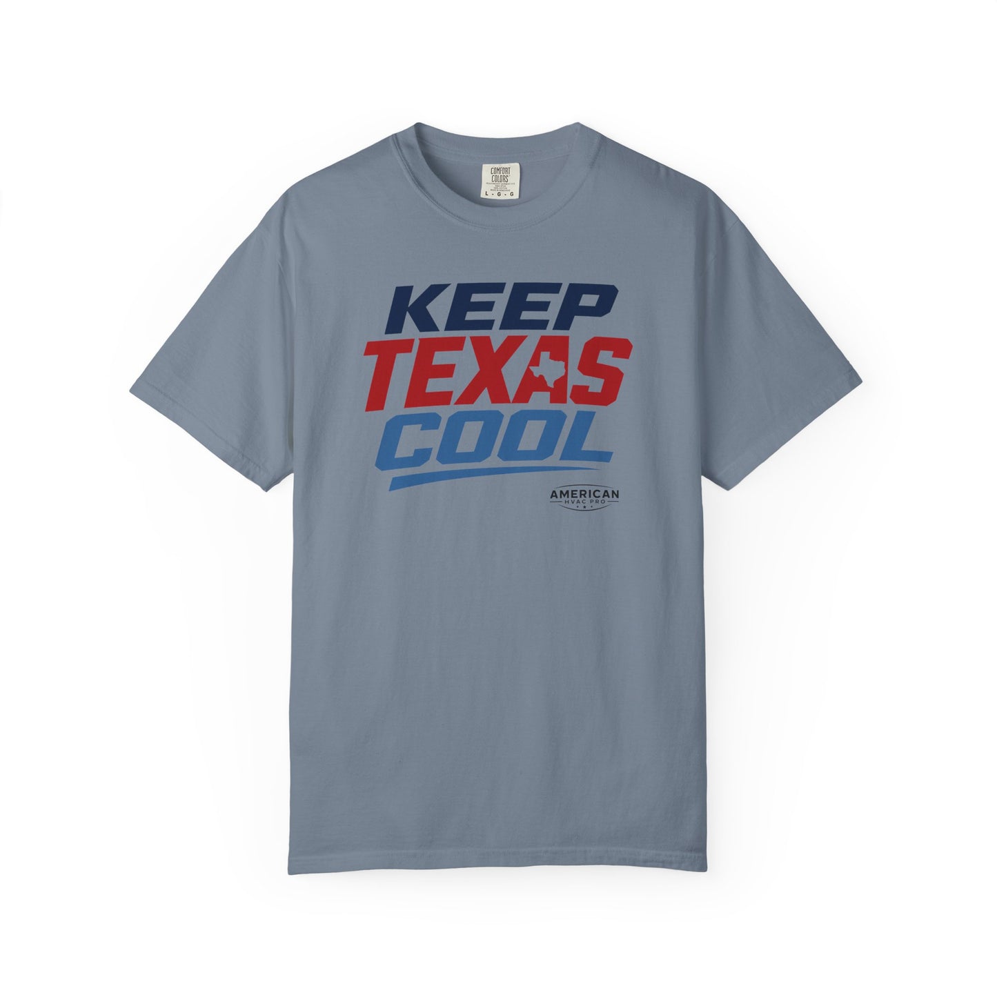 "Keep Texas Cool" HVAC Pro Heavyweight T-Shirt