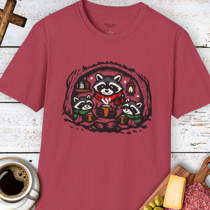 Cozy Raccoon Family Tee