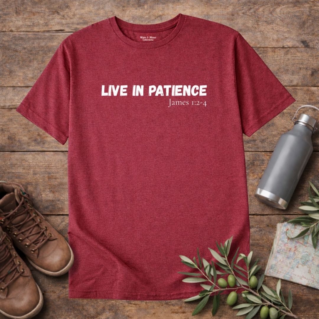 Men's "Live in Patience"