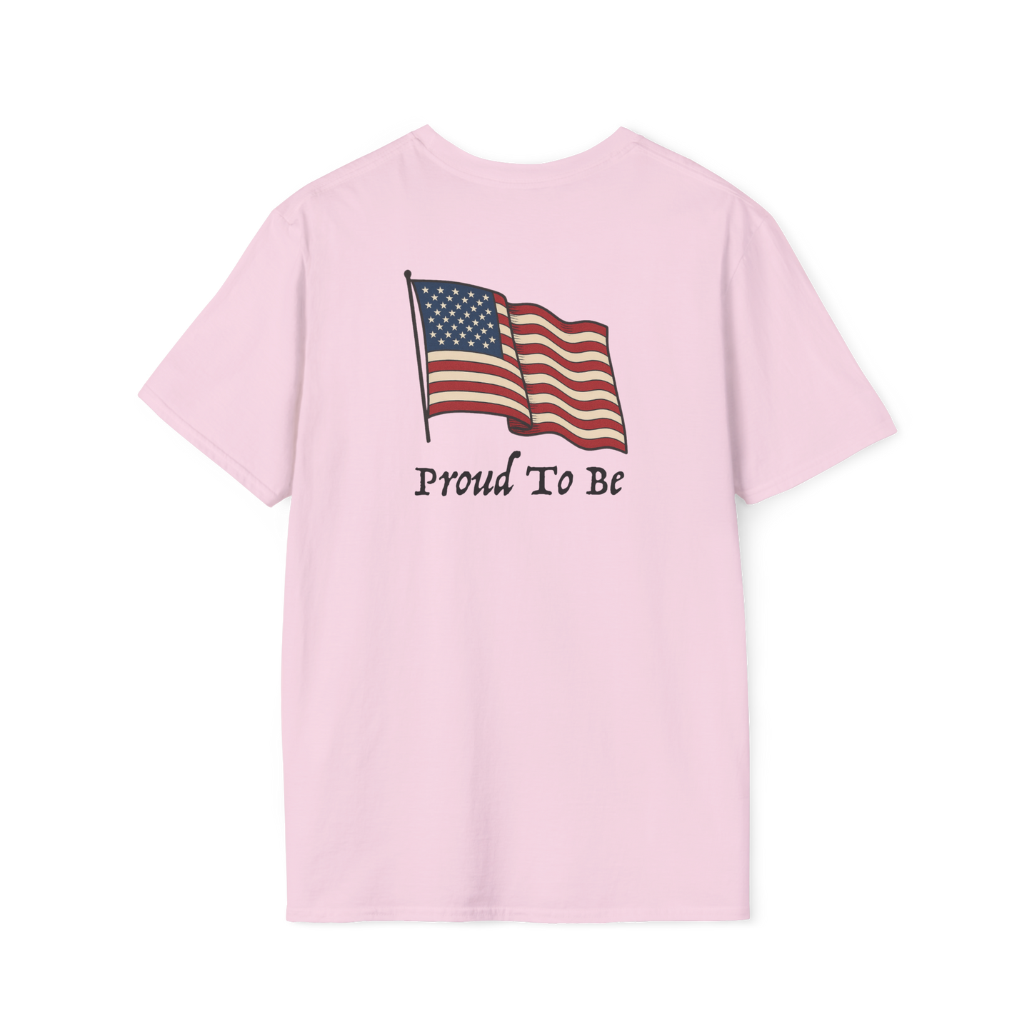 "Proud To Be" American Flag Tee