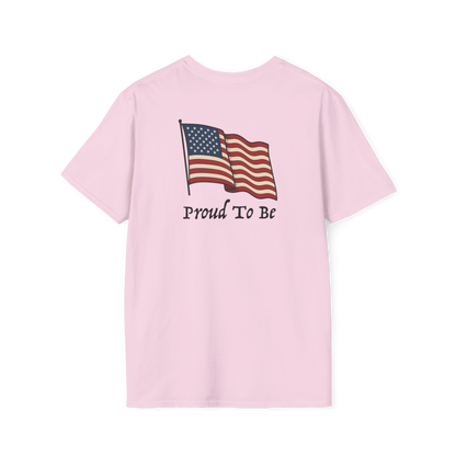 "Proud To Be" American Flag Tee