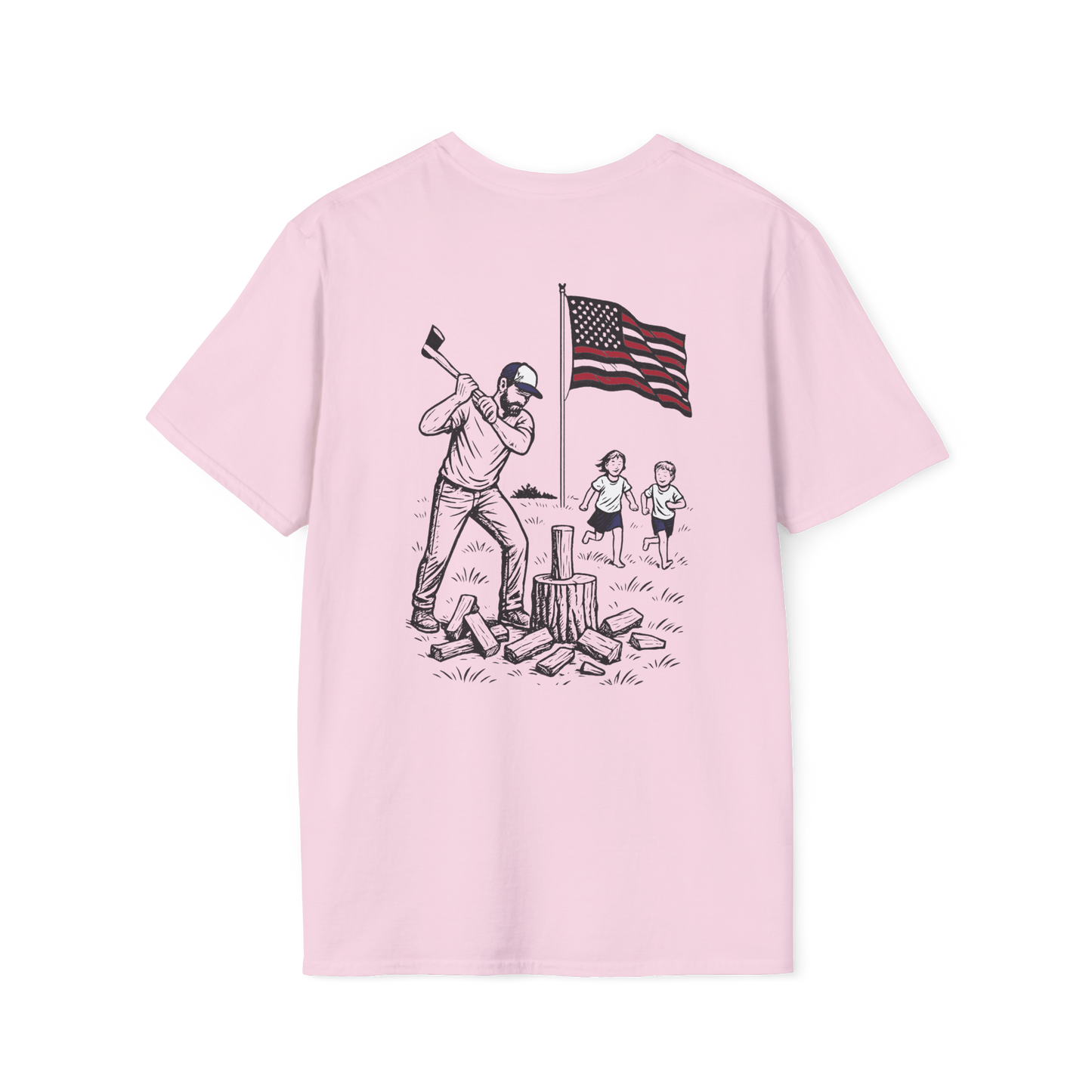 Chopping Wood w/ the Kids T-shirt