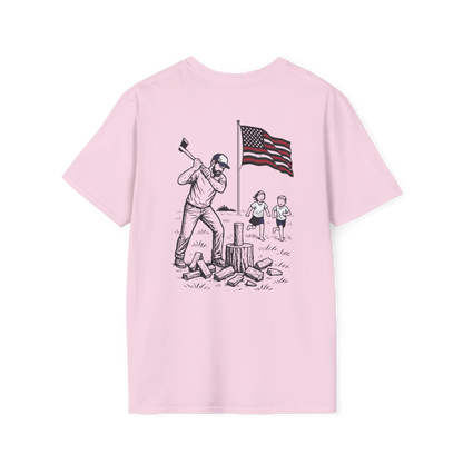 Chopping Wood w/ the Kids T-shirt