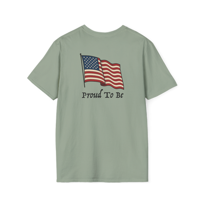 "Proud To Be" American Flag Tee