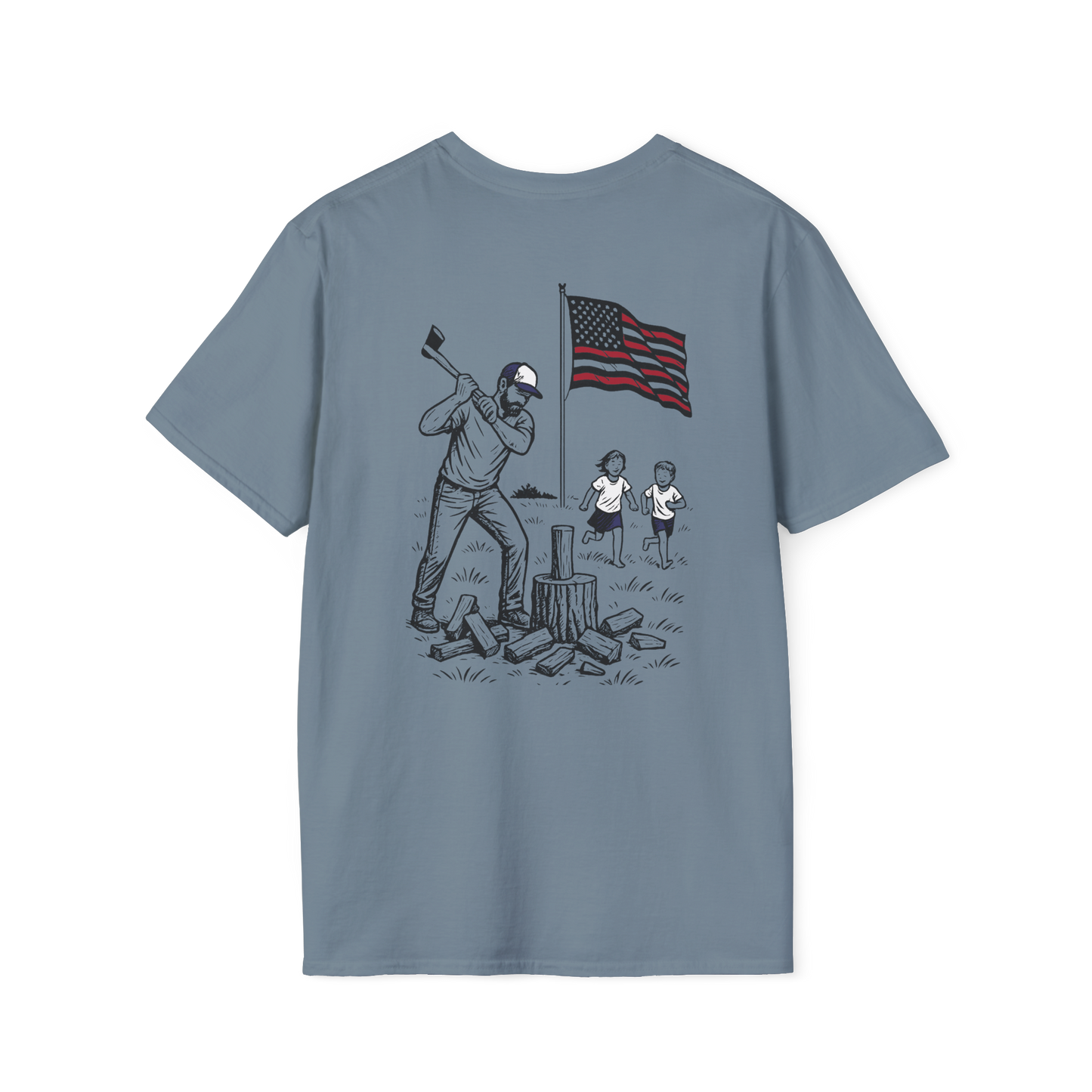 Chopping Wood w/ the Kids T-shirt