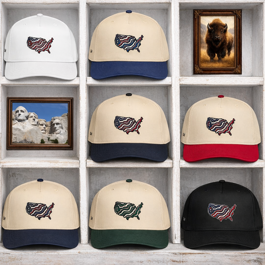 "The 48" States Embroidered Snapback Hat