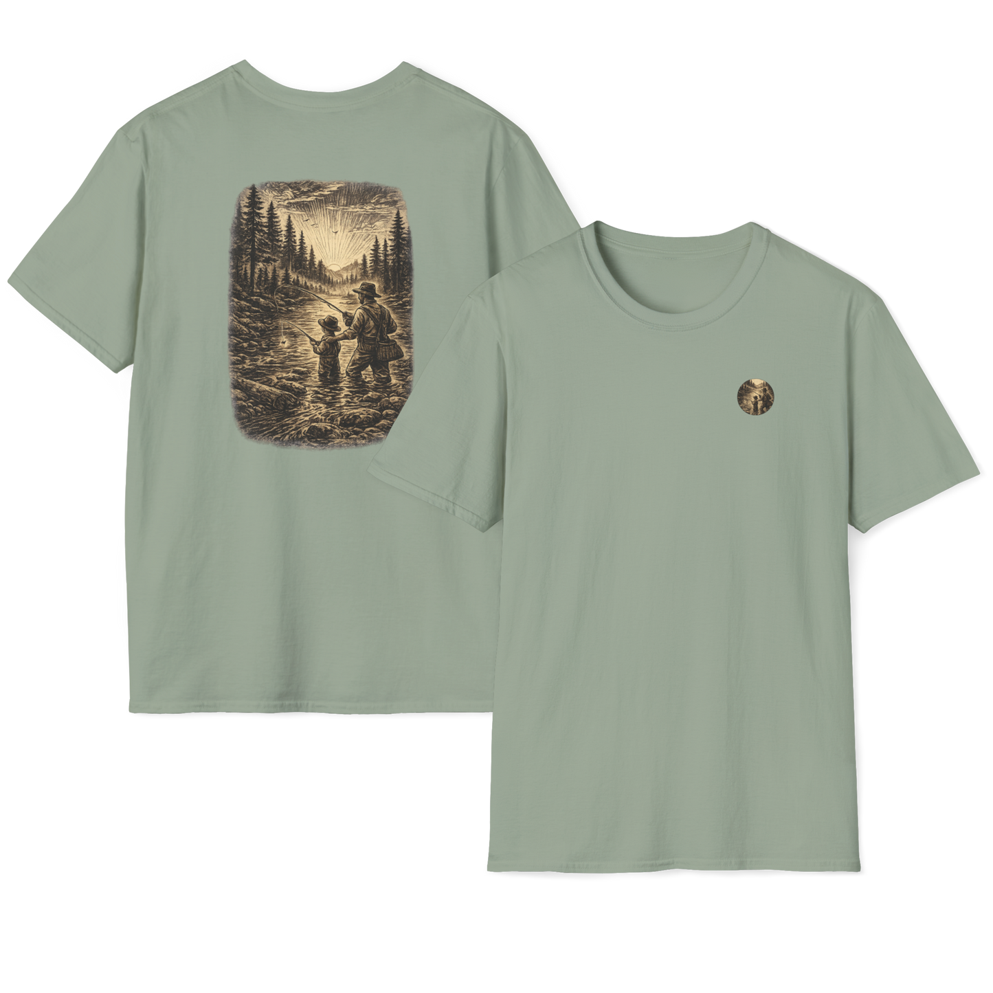 Fishing with Dad Vintage T-Shirt