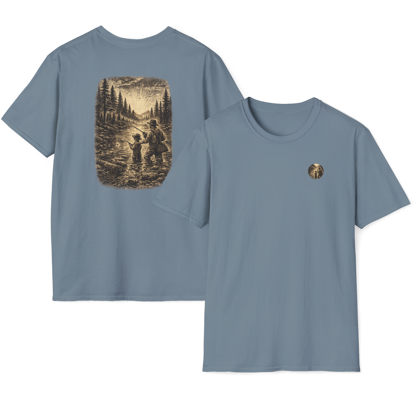 Fishing with Dad Vintage T-Shirt
