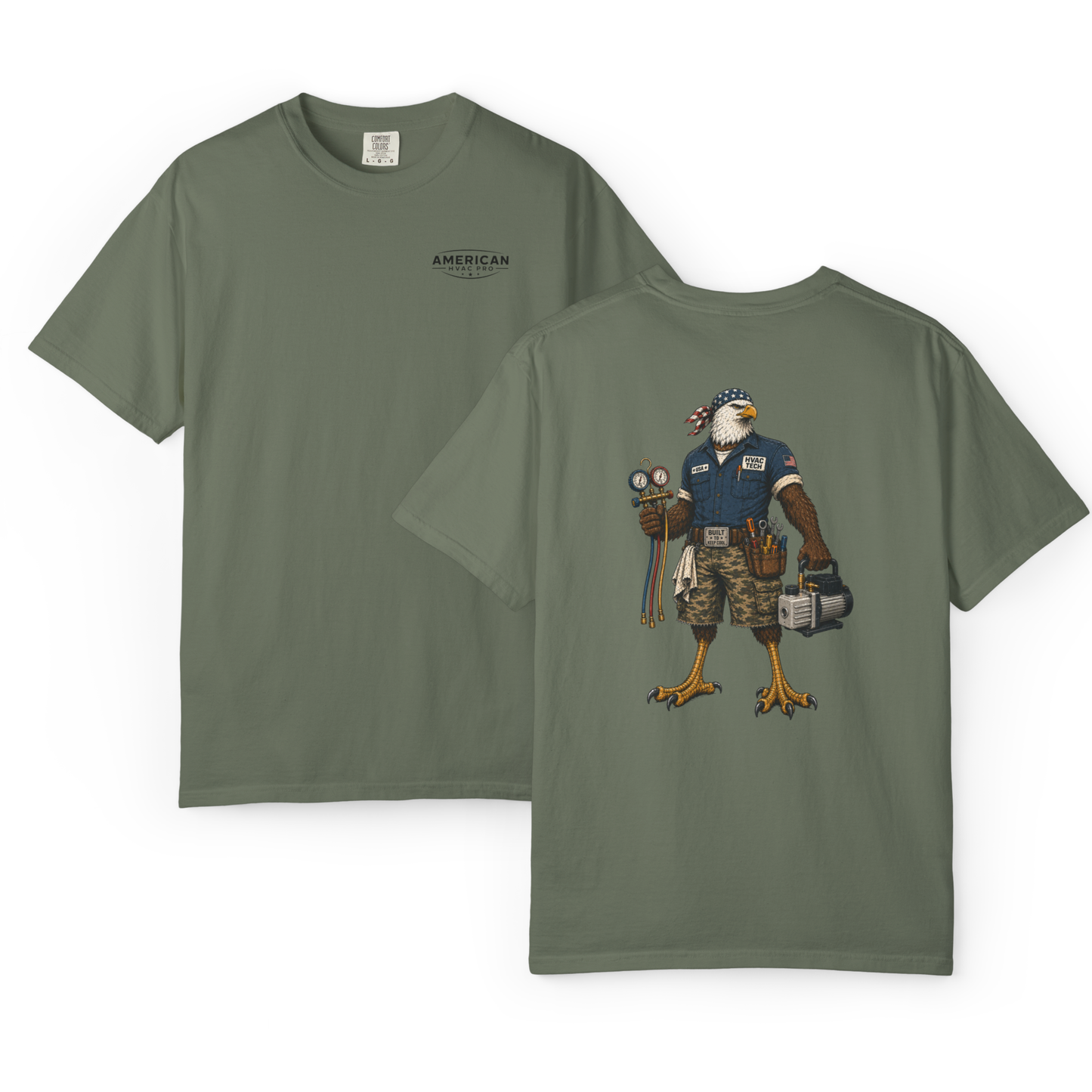 HVAC Eagle Heavyweight T-Shirt
