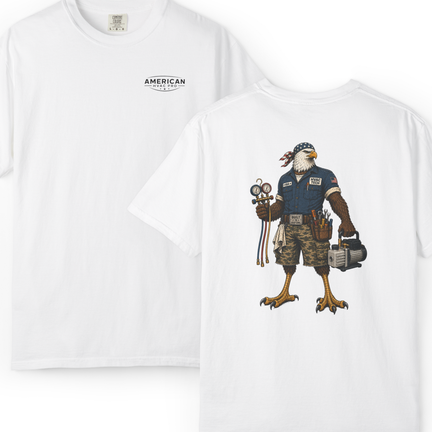 HVAC Eagle Heavyweight T-Shirt