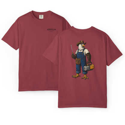 HVAC Eagle Farmer Heavyweight T-Shirt