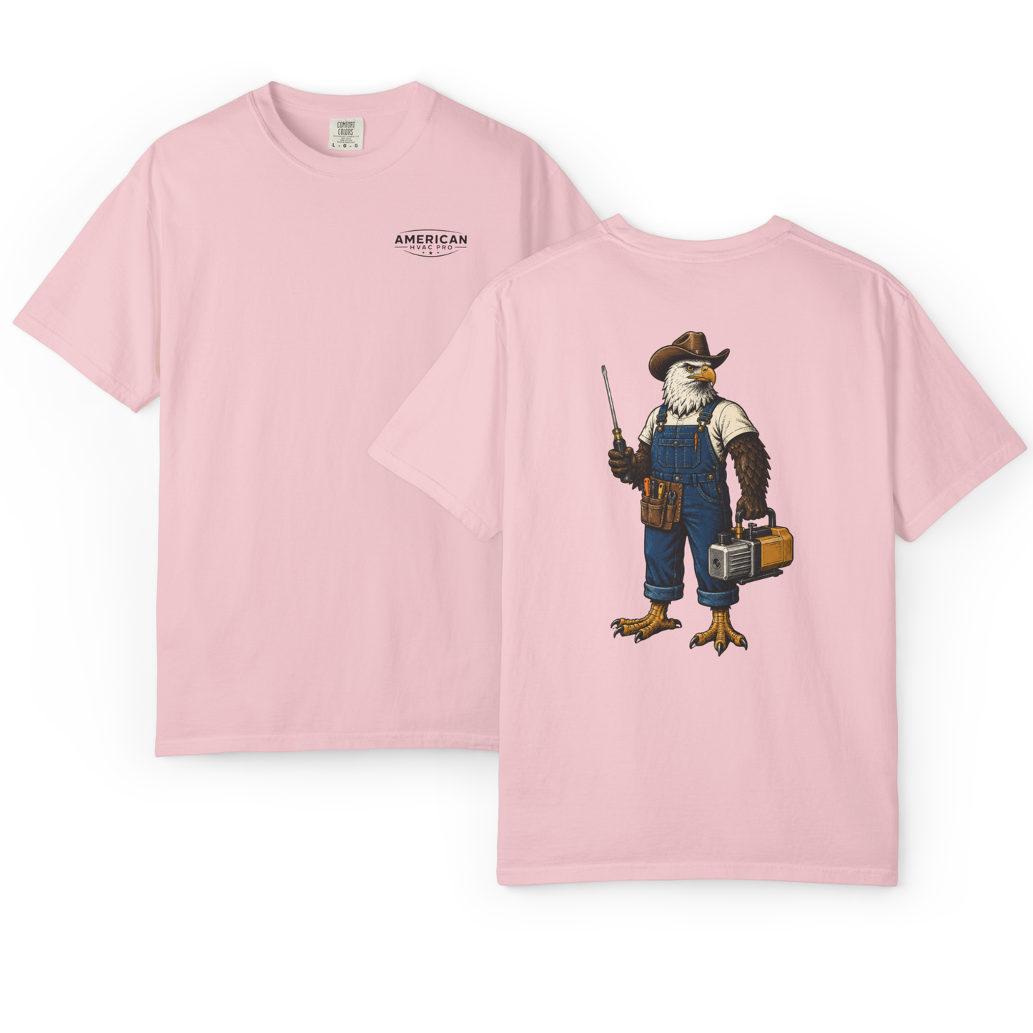HVAC Eagle Farmer Heavyweight T-Shirt