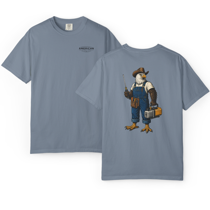 HVAC Eagle Farmer Heavyweight T-Shirt