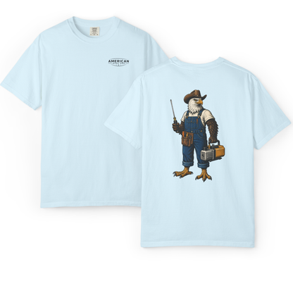 HVAC Eagle Farmer Heavyweight T-Shirt