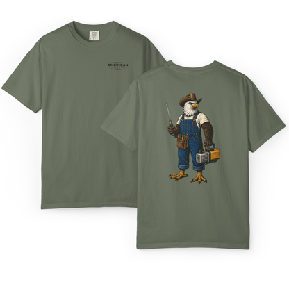 HVAC Eagle Farmer Heavyweight T-Shirt