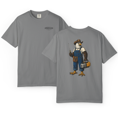 HVAC Eagle Farmer Heavyweight T-Shirt
